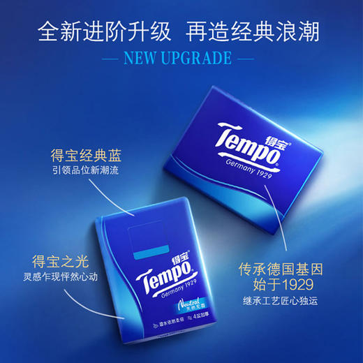 【ZY25】得宝手帕纸 经典无香4层7张*36包/提 商品图1