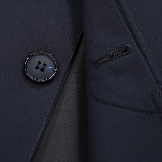 【新款DWP】大依优型大码翻领夹克外套风衣加肥加大肥佬休闲商务上衣男士胖子 商品图6