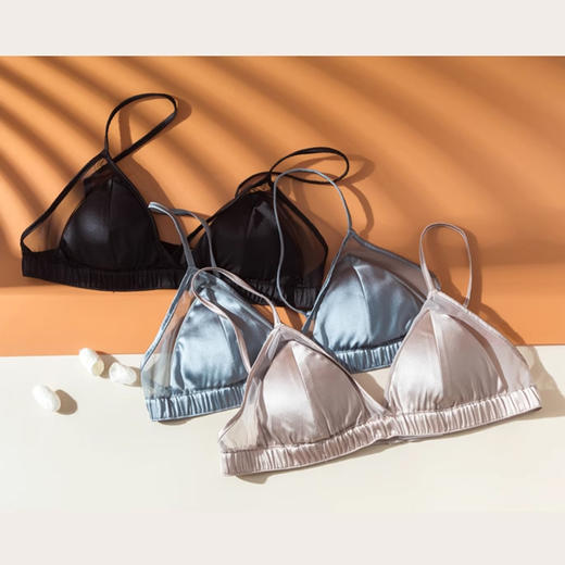 裁缝学苑AS315缎面法式内衣女三角杯无钢圈文胸纸样女装薄款胸罩样板 商品图2