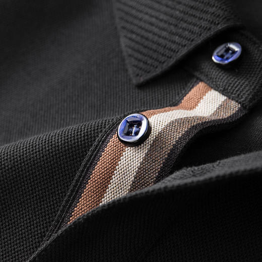 【新款DDA】大依优型大码男装Polo衫翻领长袖T恤商务休闲上衣加肥加大胖子舒适打底 商品图5