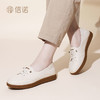 信诺 真皮舒适女鞋 2024新款秋季软底一脚蹬运动休闲鞋豆豆鞋单鞋Q3097-61 商品缩略图3