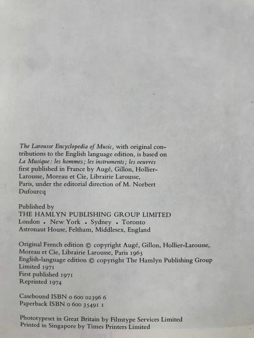 拉鲁斯音乐百科全书（1974） 700余幅插图 精装大16开 商品图4