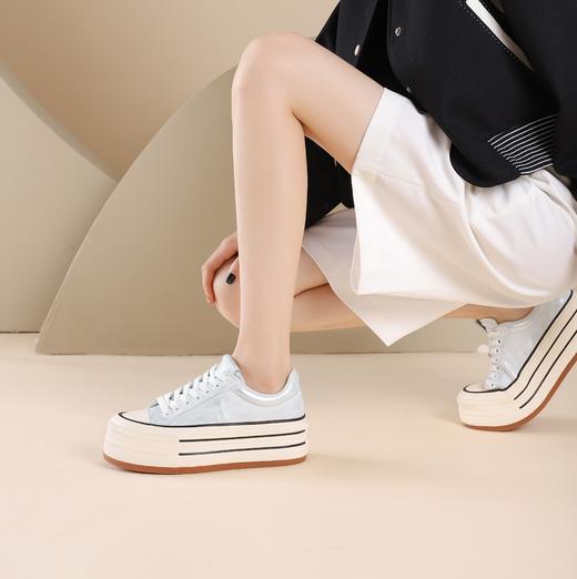 westory新款超轻厚底舒适百搭小白鞋S24CM75081 商品图5