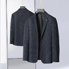 【新款DDS】大依优型大码男装两粒扣西服外套休闲商务加肥加大上衣男士正装潮 商品缩略图4