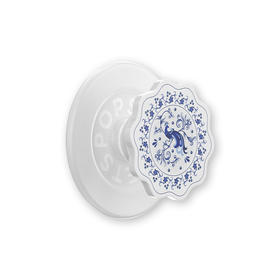 【白日绮梦】孔雀碟·MagSafe圆啪嗒 MAGSAFE磁吸 Round圆啪嗒系列 白色 动物 国风