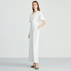 EITIE爱特爱气质V领高腰显瘦阔腿飞飞袖连体裤夏新款B2412302 商品缩略图2