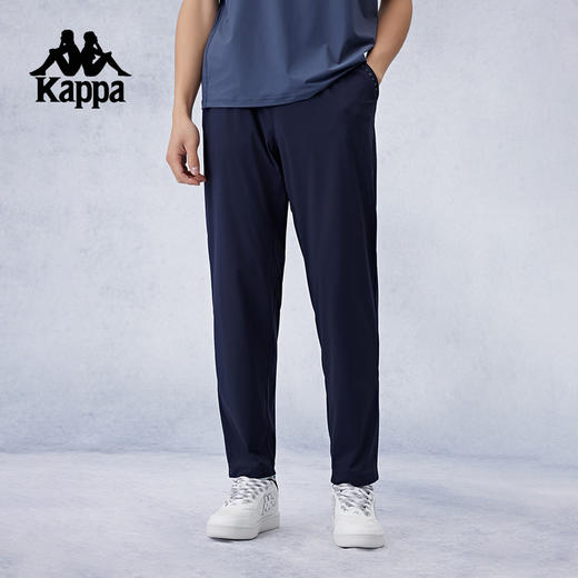 Kappa卡帕背靠背新款凉感运动长裤轻薄休闲跑步裤针织小脚裤子男K0E52AK42 商品图2
