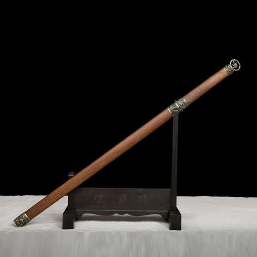 合金天龙环首刀 龙泉沈广隆宝剑  一体刀剑  未开刃 商品图2