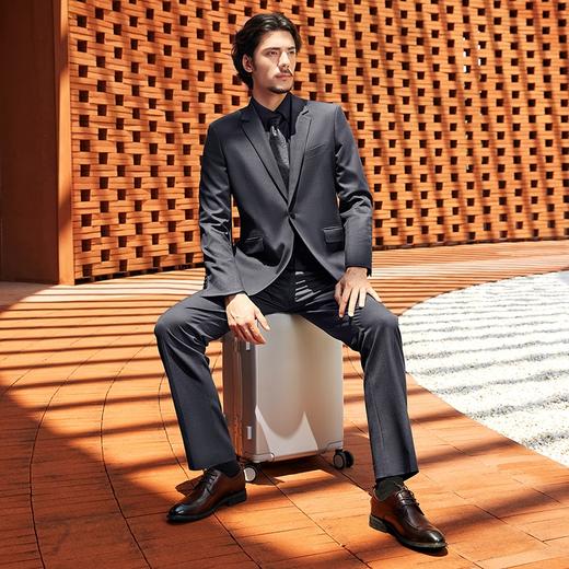 【婚礼季/毛料套西】柒牌男西服套装2025秋冬新款含羊毛商务正装西装礼服	127C71170 商品图3