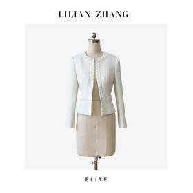 E——定制—“都市丽人”——轻奢、衣橱必备、手工嵌边式上衣外套 2405007