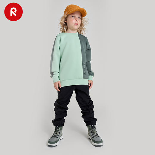 芬兰reima2024年秋冬新款男女儿童中童拒水防风保暖运动软壳长裤 商品图1