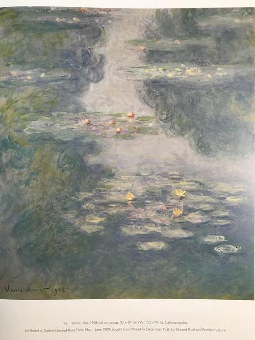 莫奈二十世纪画集 92幅彩色插图 部分为可展开拉页插图 精装大16开 商品图11