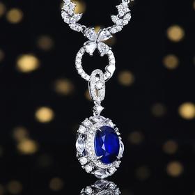 2.68ct 3.03g 蓝宝石吊坠