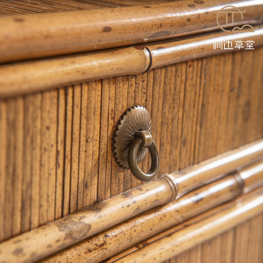 手工竹编朗月茶棚 商品图4