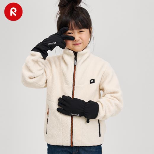 芬兰2024年秋冬新款男女儿童中童运动拒风保暖软壳手套 商品图2