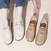 信诺 真皮舒适女鞋 2024新款秋季百搭小白鞋平底软底妈妈休闲板鞋Q2023-5 商品缩略图1