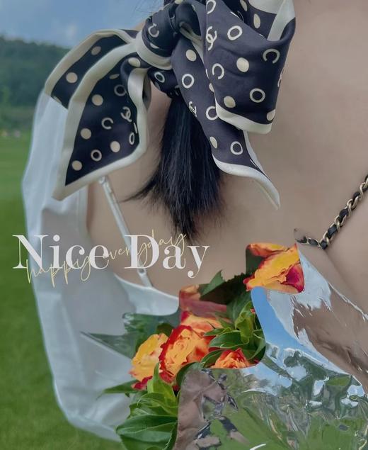 小香高档双面斜纹真丝束发带/飘带款/包带/腕带 商品图10