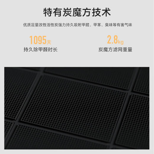 IAM 空气净化器 消毒除菌净化机 除甲醛雾霾异味 炭魔方3年长效分解甲醛780F 商品图3