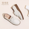 信诺 真皮舒适女鞋 2024新款秋季百搭小白鞋平底软底妈妈休闲板鞋Q2023-5 商品缩略图6