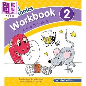 【中商原版】Jolly Phonics Workbook 2 快乐自然拼读练习册2 印刷体 美式英语