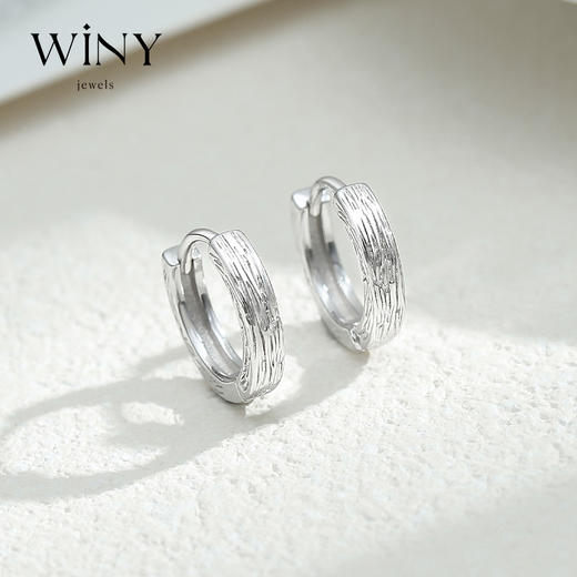 Winy925纯银时光印记耳扣送女友闺蜜节日生日礼物 商品图0