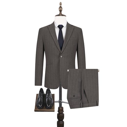 【高端系列】柒牌西装马甲三件套男秋冬新款商务百搭男士条纹礼服	127C70300 商品图4