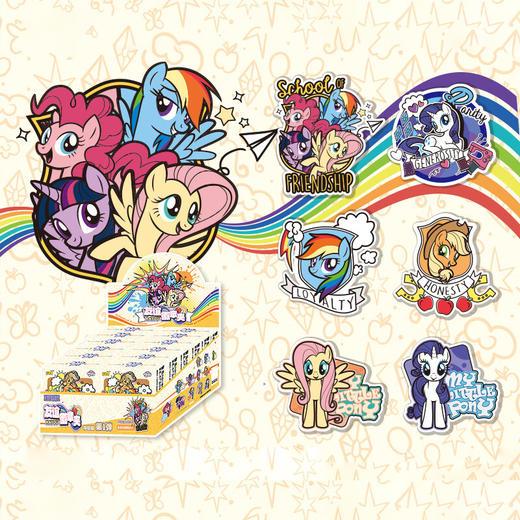 卡游 小马宝莉徽章夹寻梦版KAYCWGZ-XMBL-HZ-1 商品图2