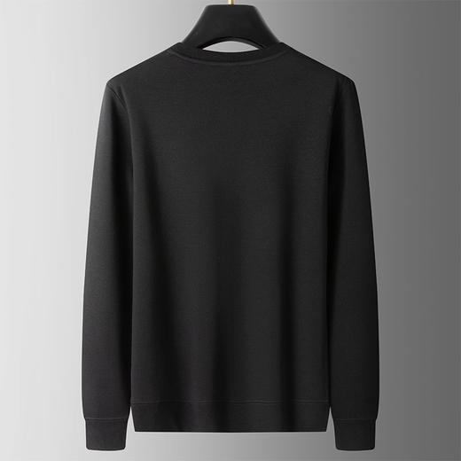 【新款DPS】大依优型大码长袖卫衣圆领套头加肥加大宽松休闲上衣男士胖子 商品图3