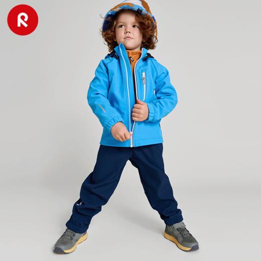 芬兰reima2024年秋冬新款男女儿童中童运动拒水拒风透湿软壳裤子 商品图1