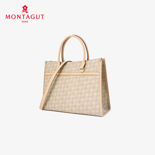 梦特娇冬季新款复古印花包包女手提托特包大容量单肩斜挎包女 商品图2