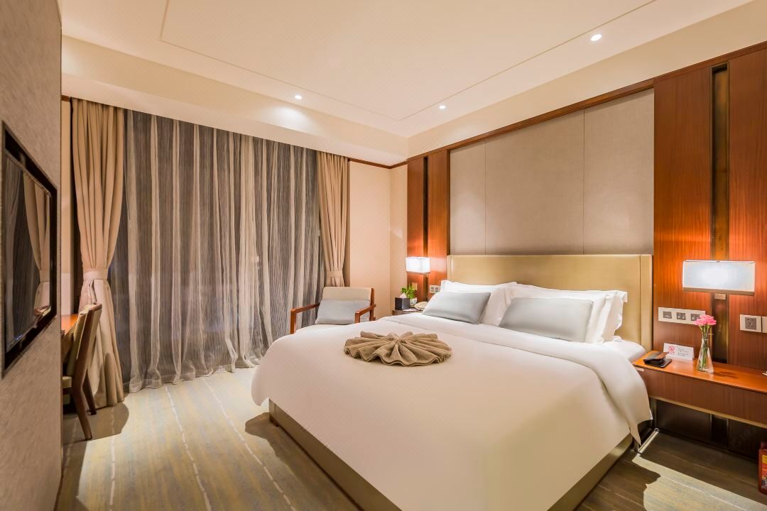 雁栖湖景大床房北京中建雁栖湖景酒店