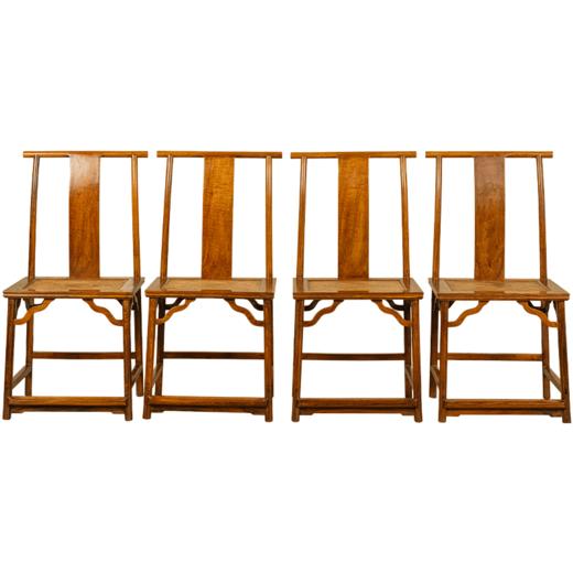 二十世纪 黄花梨灯挂椅成堂（一堂四件） 商品图5