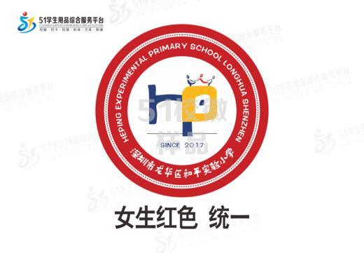 通版定制深圳市龙华区和平实验学校包边校徽服姓名贴可缝烫现货51 商品图3