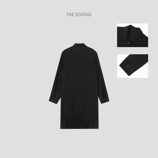 THESOONG|‘纸片人’40支酵洗加软英伦风长款风衣外套HZFY4672 商品图2