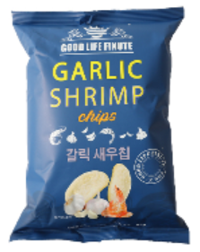 趣莱福 蒜味虾片袋装82克