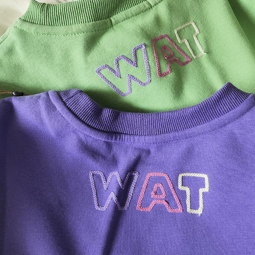 圆领卫衣可爱毛绒立体刺绣款女士卫衣宽松上衣YXSX50315 商品图4