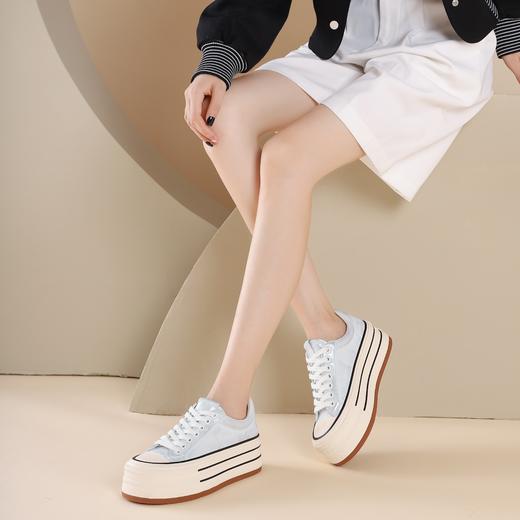 westory新款超轻厚底舒适百搭小白鞋S24CM75081 商品图6