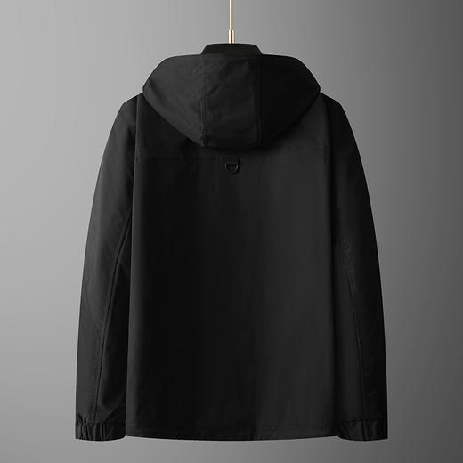 【实体店同款】【新款DPX】大依优型大码男装连帽夹克加肥加大休闲夹克胖子宽松外套上衣户外 商品图2