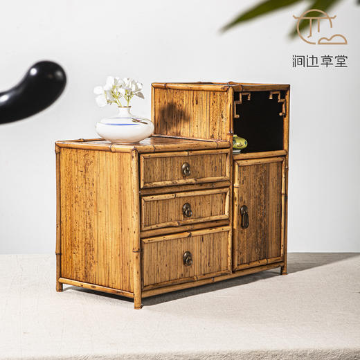 手工竹编朗月茶棚 商品图2