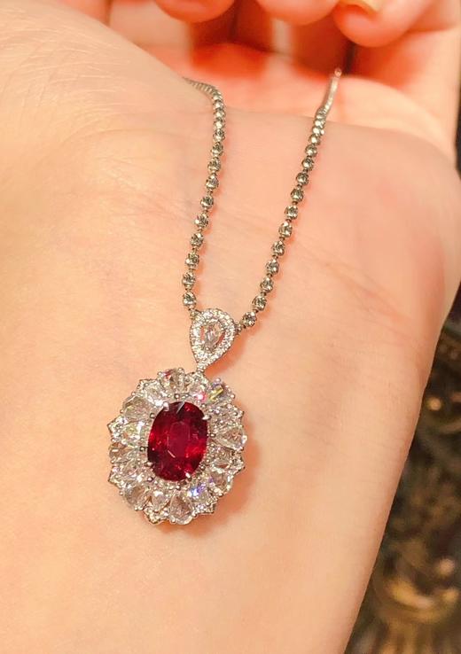 1.65ct 红宝石戒指吊坠 商品图2