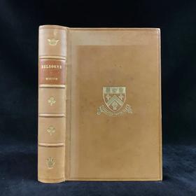 工坊特装本！约19世纪后期 怀特《塞耳彭自然史》 比威克等名家数十幅版画插图 全真皮精装大32开