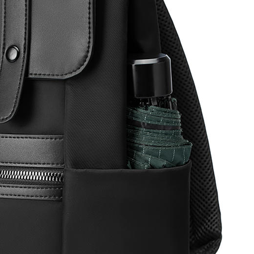 【自营】新秀丽（Samsonite）CHIRON系列双肩包抗菌背包翻盖设计商务旅行通勤包  NU4*09011 商品图13