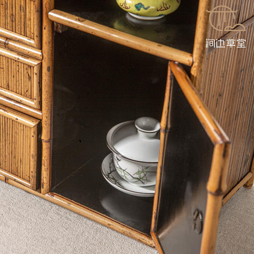 手工竹编朗月茶棚 商品图6