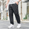 【新款DMH】大依优型大码束脚休闲裤加肥加大宽松男士卫裤胖子300斤显瘦潮流运动 商品缩略图1