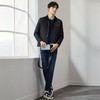 柒牌工装夹克男2024秋冬新款时尚格纹提花休闲百搭翻领茄克衫外套	127K70260 商品缩略图3