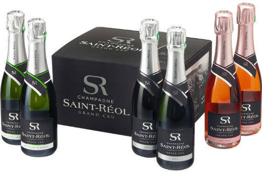 聖雷奧爾，「品鑒」香檳禮盒（2支乾型，2支白中白，2支粉紅香檳），375 毫升，原箱6支 商品图0