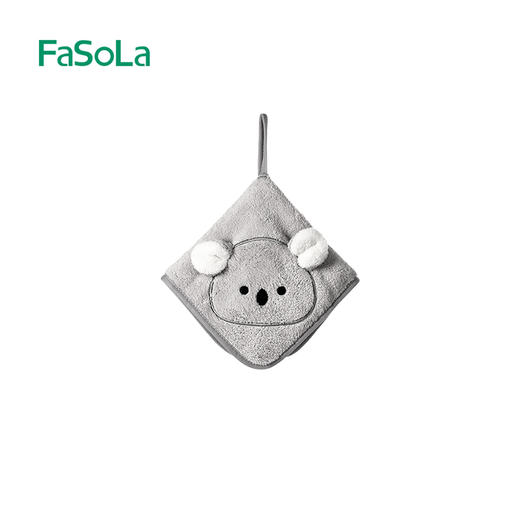 FaSoLa擦手巾挂式雪尼尔厨房加厚吸水速干毛巾卫生间卡通可爱抹布不掉毛 商品图5