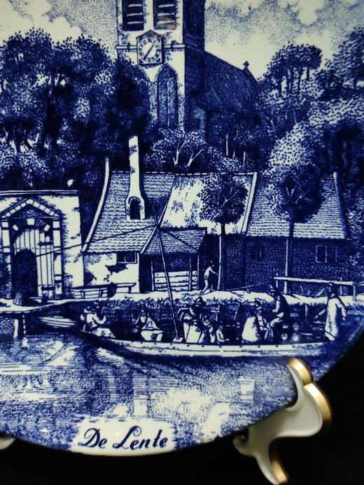 荷兰代尔夫特蓝陶赏盘，四季 商品图2