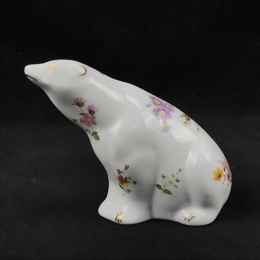 英国皇家皇冠德比 小花束系列白瓷动物镇纸 商品图2