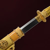 包金丝绒归真环首刀剑手工传统一体刀剑花纹钢刀剑龙泉沈广隆宝剑  未开刃 商品缩略图4